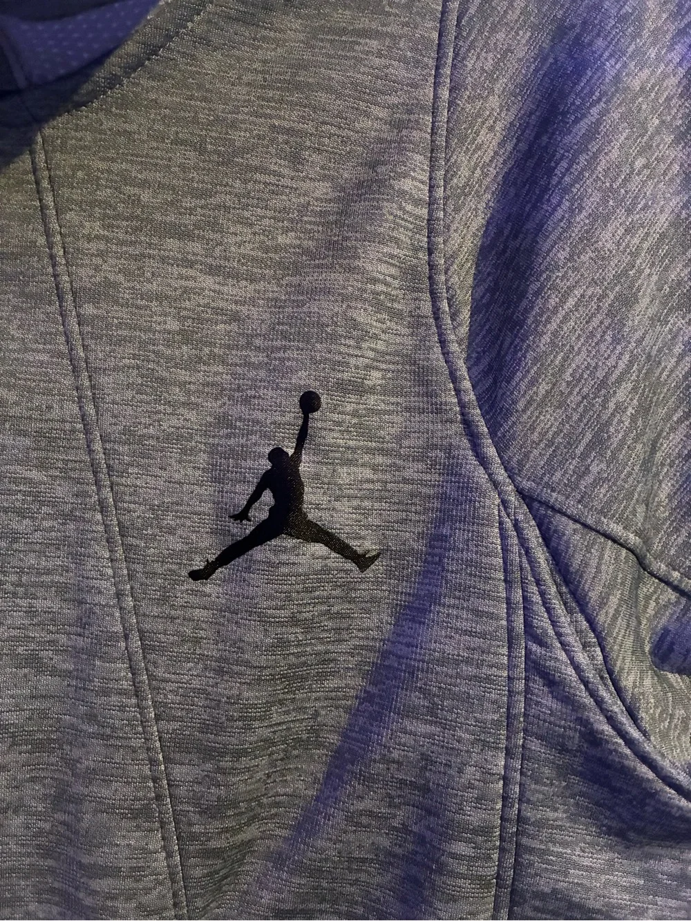 Jordan Light Gray Full-Zip Hooded Jacket